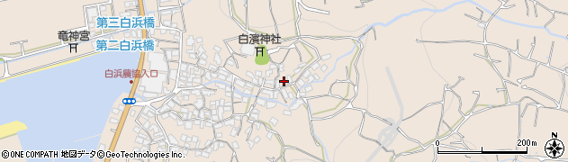 熊本県熊本市西区河内町白浜1110周辺の地図
