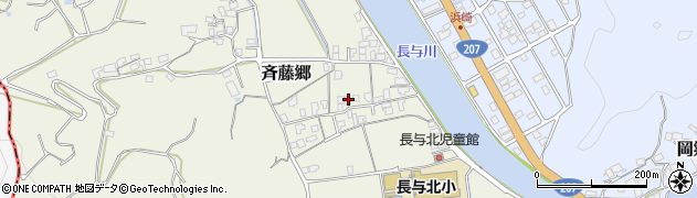 長崎県西彼杵郡長与町斉藤郷539周辺の地図