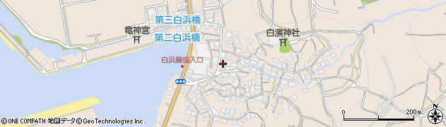 熊本県熊本市西区河内町白浜882周辺の地図