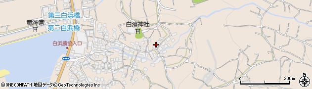 熊本県熊本市西区河内町白浜1112周辺の地図