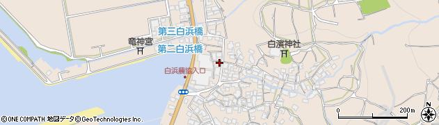 熊本県熊本市西区河内町白浜958周辺の地図
