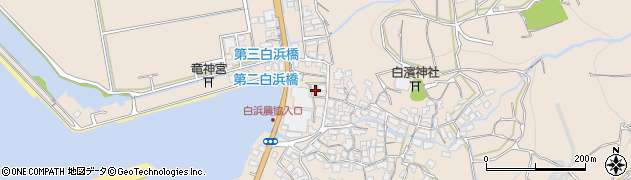 熊本県熊本市西区河内町白浜963周辺の地図
