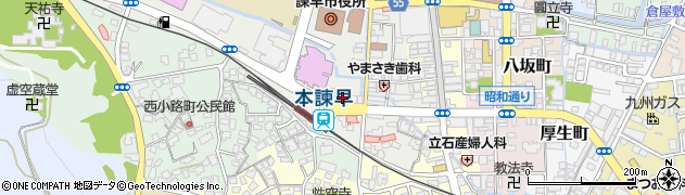 神尾時計店周辺の地図