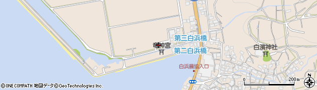 熊本県熊本市西区河内町白浜2238周辺の地図