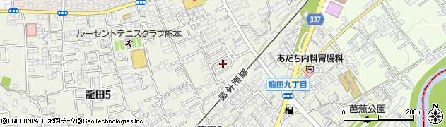 ビレッジハウス　竜田周辺の地図