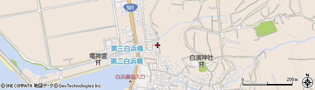 熊本県熊本市西区河内町白浜653周辺の地図