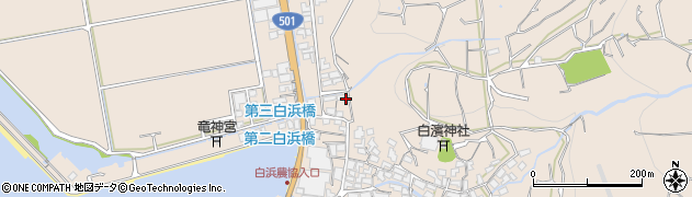 熊本県熊本市西区河内町白浜984周辺の地図