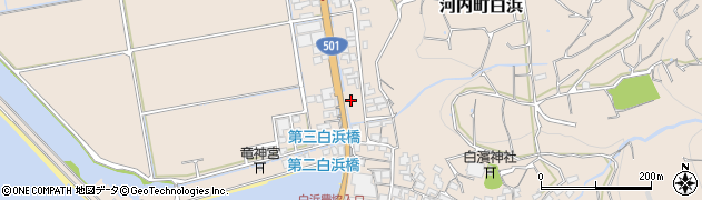 熊本県熊本市西区河内町白浜2116周辺の地図