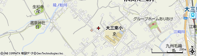 長崎県島原市有明町大三東丙672周辺の地図