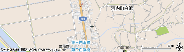熊本県熊本市西区河内町白浜2044周辺の地図