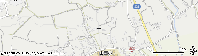金光教　山西教会周辺の地図