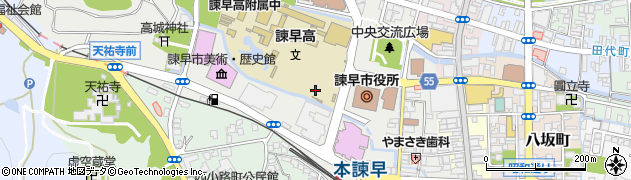 長崎県諫早市東小路町周辺の地図