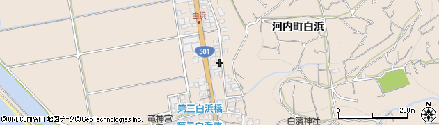 熊本県熊本市西区河内町白浜2056周辺の地図