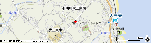 長崎県島原市有明町大三東丙613周辺の地図