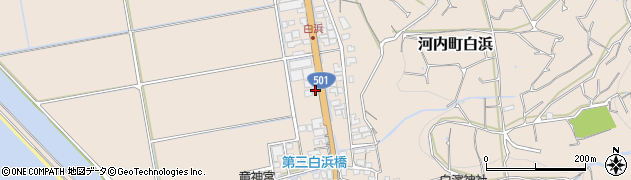 熊本県熊本市西区河内町白浜2277周辺の地図