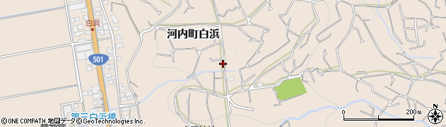 熊本県熊本市西区河内町白浜1787周辺の地図
