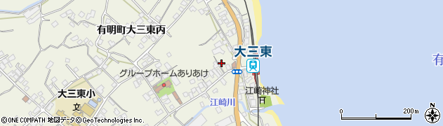 長崎県島原市有明町大三東丙419周辺の地図