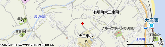 長崎県島原市有明町大三東丙666周辺の地図