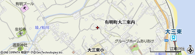 長崎県島原市有明町大三東丙748周辺の地図