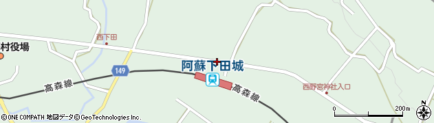 下田駅前周辺の地図