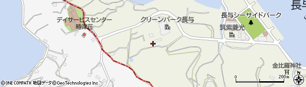 長崎県西彼杵郡長与町斉藤郷1081周辺の地図
