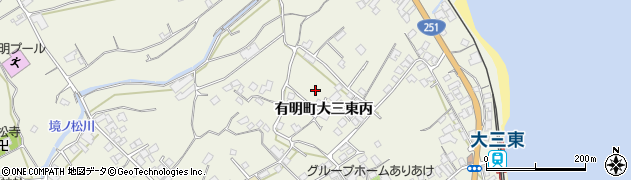長崎県島原市有明町大三東丙636周辺の地図