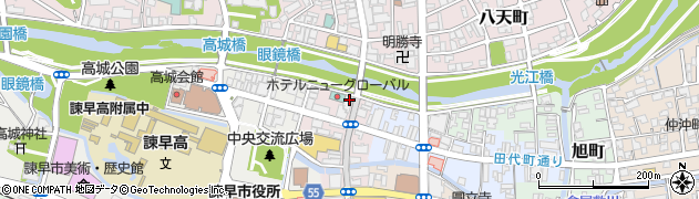 新橋理容院周辺の地図