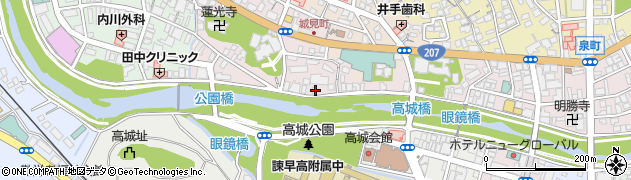 長崎県諫早市城見町20-20周辺の地図
