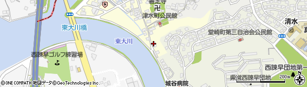 長崎県諫早市津水町117周辺の地図