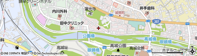 長崎県諫早市城見町19周辺の地図