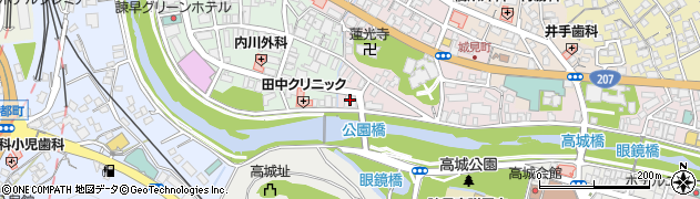 長崎県諫早市城見町18周辺の地図