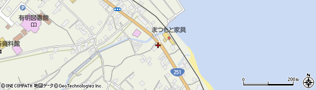 長崎県島原市有明町大三東丙214周辺の地図