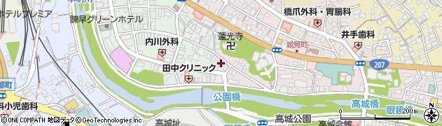 長崎県諫早市城見町17周辺の地図