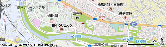長崎県諫早市城見町16周辺の地図