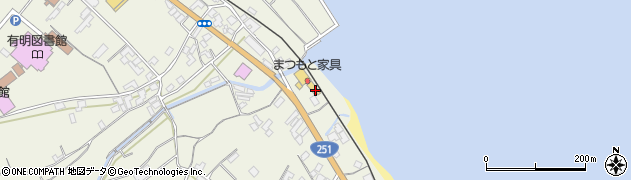 長崎県島原市有明町大三東丙236周辺の地図
