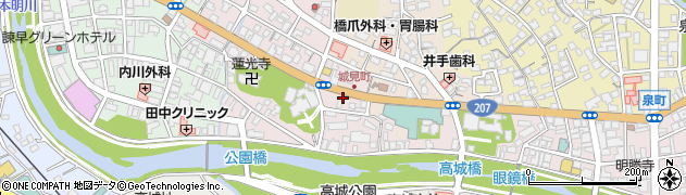 長崎県諫早市城見町22周辺の地図