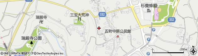 熊本県熊本市北区貢町周辺の地図