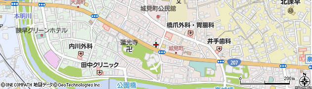 長崎県諫早市城見町24-21周辺の地図