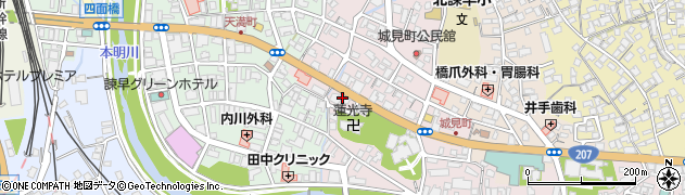 長崎県諫早市城見町14周辺の地図