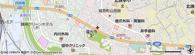 長崎県諫早市城見町24-30周辺の地図