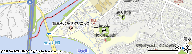 長崎県諫早市津水町58周辺の地図