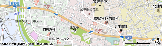 長崎県諫早市城見町24周辺の地図