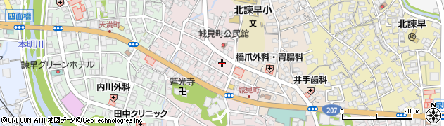 長崎県諫早市城見町26周辺の地図