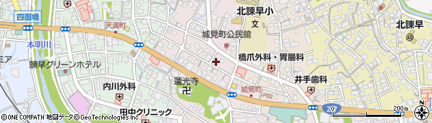 長崎県諫早市城見町26-19周辺の地図