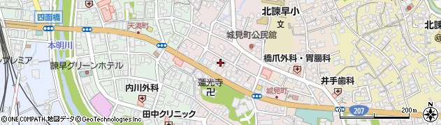 長崎県諫早市城見町24-6周辺の地図