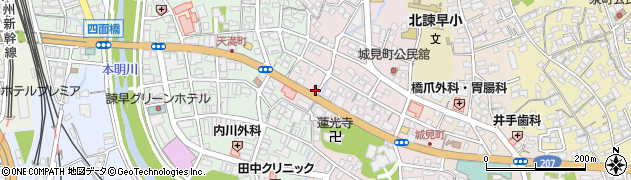 長崎県諫早市城見町12-11周辺の地図