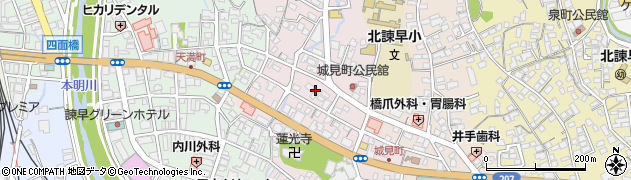 長崎県諫早市城見町25周辺の地図
