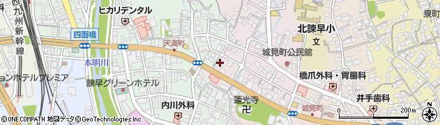 長崎県諫早市城見町12-19周辺の地図