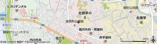 長崎県諫早市城見町28-18周辺の地図