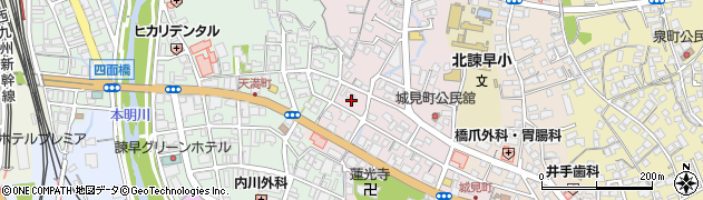 長崎県諫早市城見町11周辺の地図